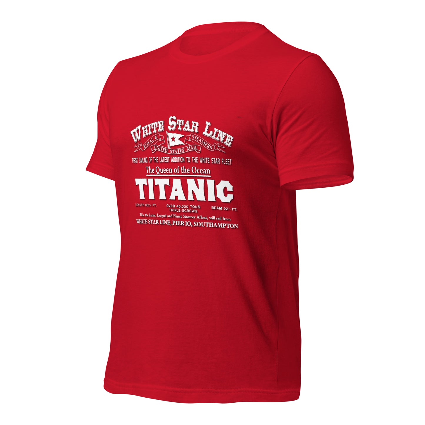 WHITE STAR LINE- Titanic Unisex t-shirt