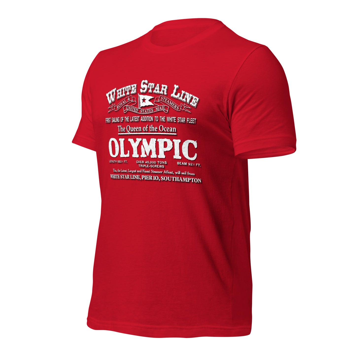 WHITE STAR LINE - Olympic transatlantic t-shirt