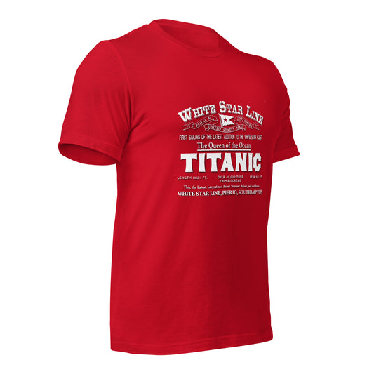 WHITE STAR -Titanic Unisex t-shirt, Comancha Swatshirt, Titanic T-Shirt,