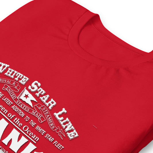 WHITE STAR LINE-Titanic Unisex t-shirt, Comancha Swatshirt, Titanic T-Shirt,