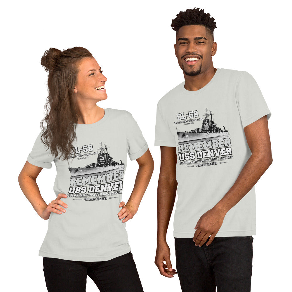USS DENVER CL-58 Light Cruiser t-shirt