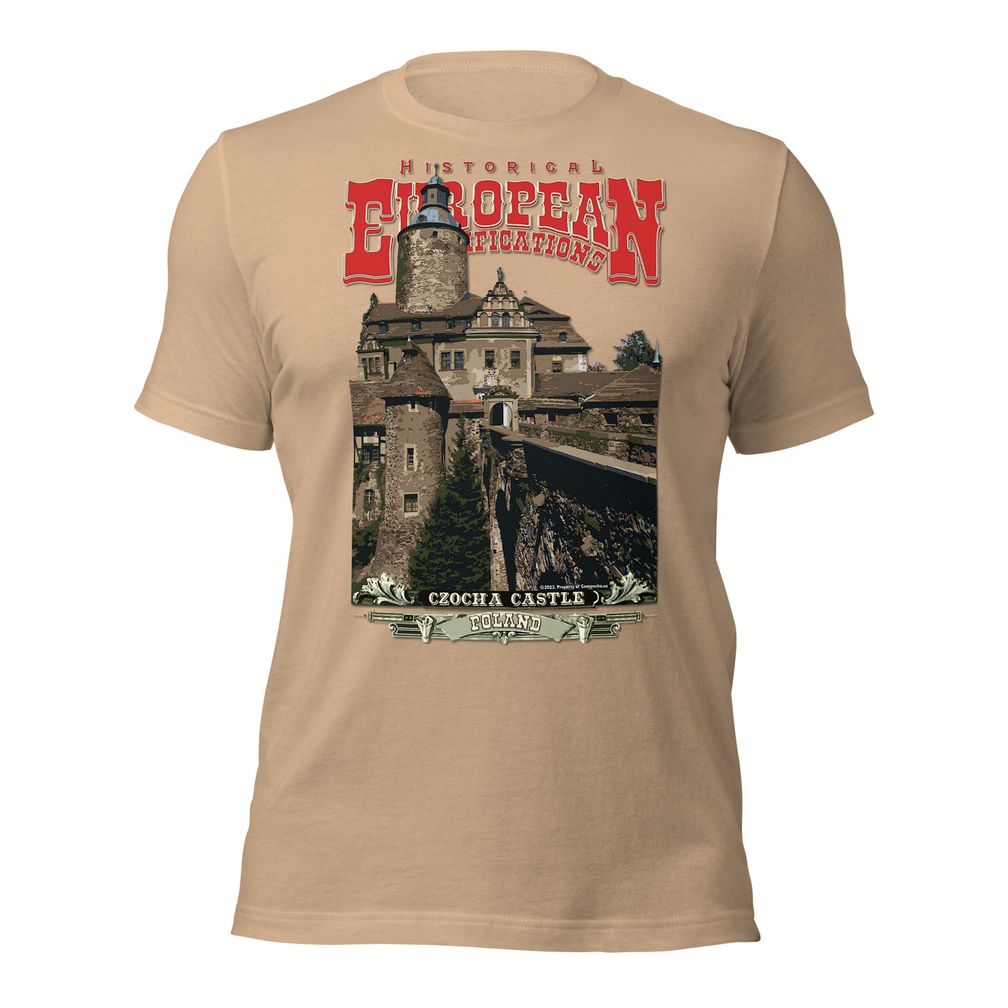 Zamek Czocha - Polskie zamki T-shirt