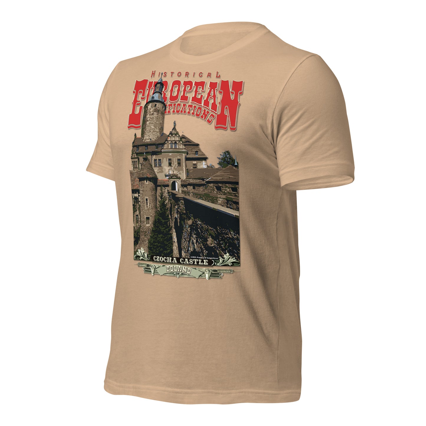 Zamek Czocha - Polskie zamki T-shirt