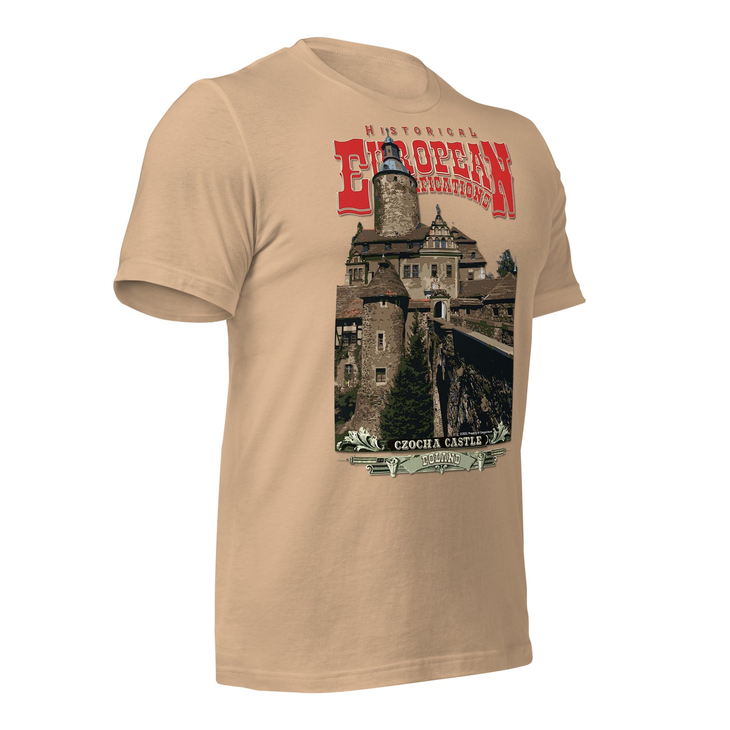 Zamek Czocha - Polskie zamki T-shirt
