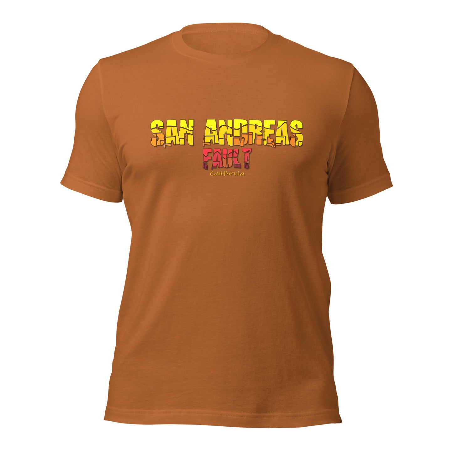 SAN ANDREAS FAULT California T-shirt