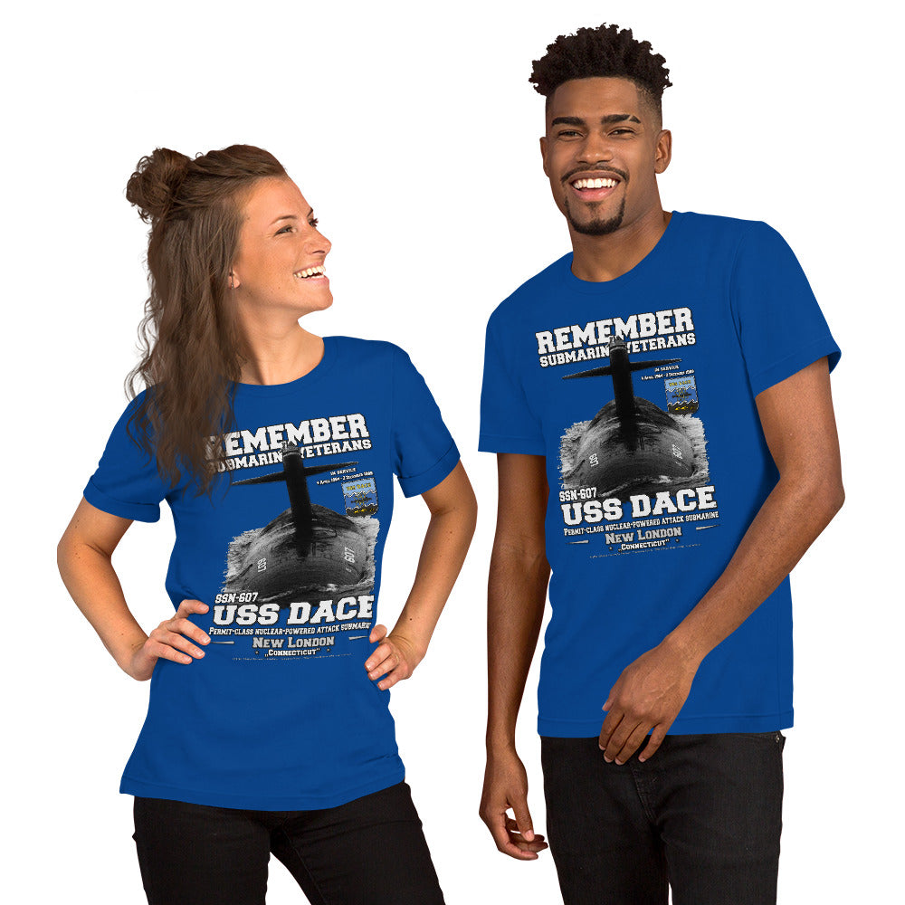 USS DACE SSN-607 Submarine t-shirt