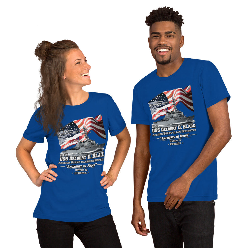 USS DELBERT BLACK DDG-119 t-shirt