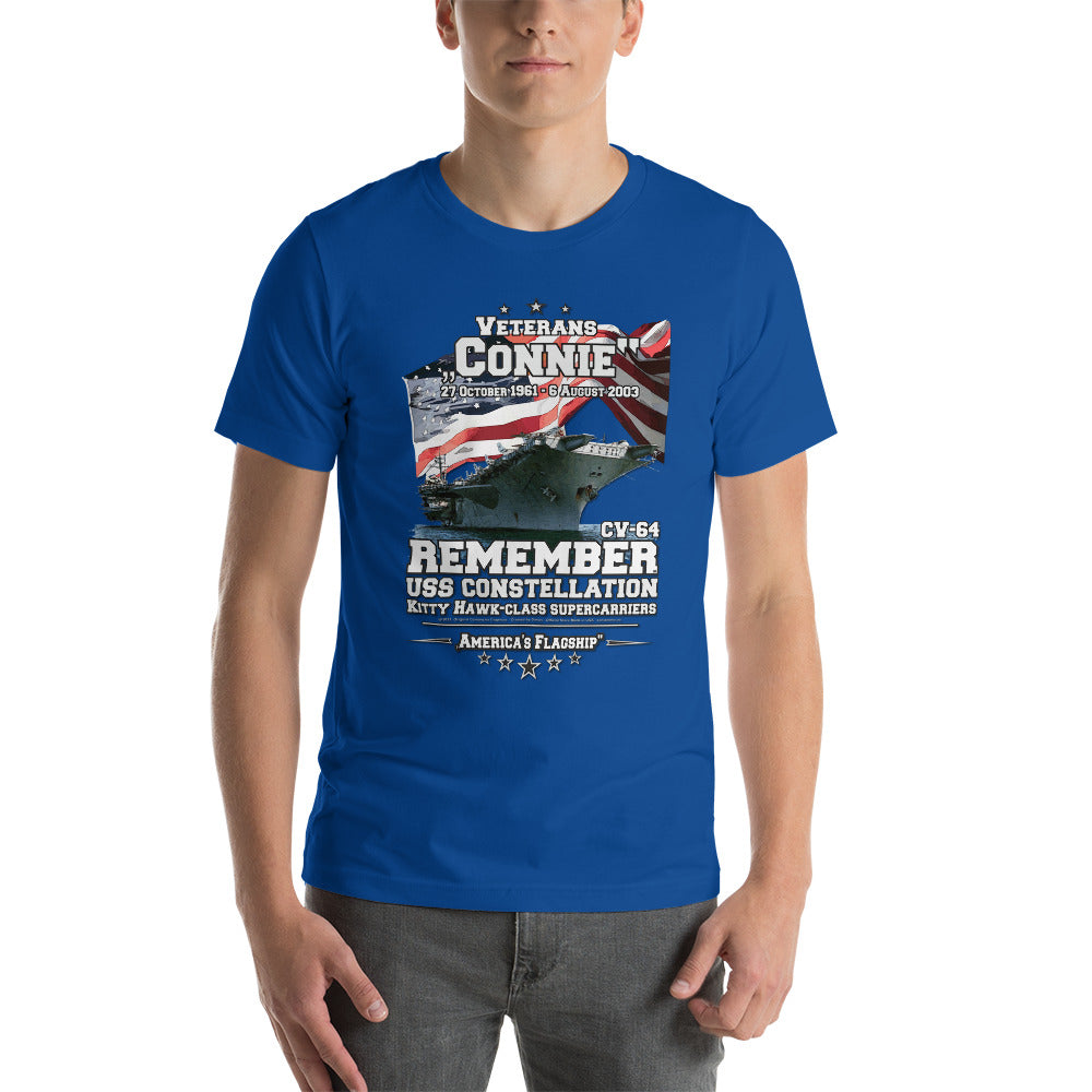 USS CONSTELLATION t-shirt, CV-64 Aircraft Carrier Unisex t-shirt, Comancha Navy T-shirt,