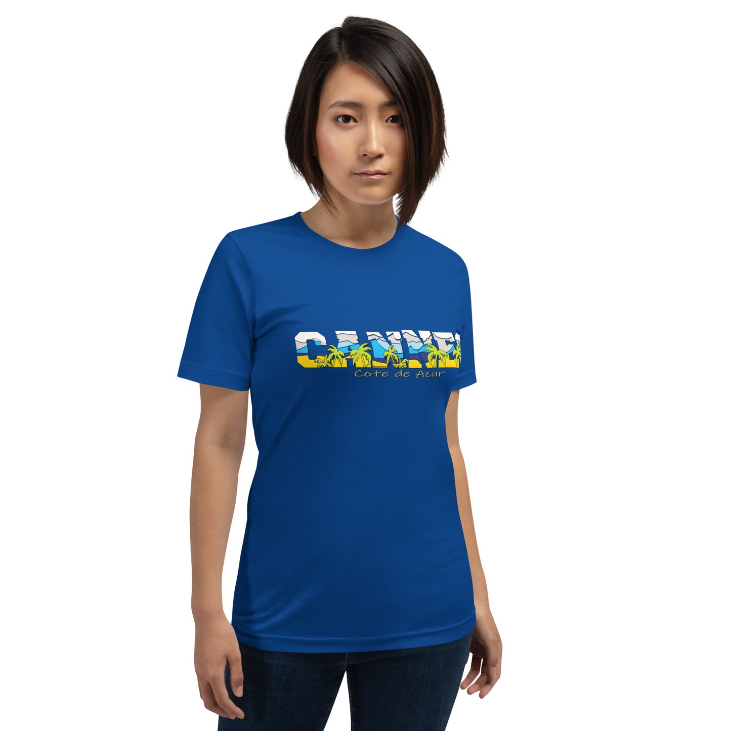 CANNES tee,CANNES France tee, Cote de azur tee, Comancha Graphics,CANNES Cote de Azur France T-shirt,