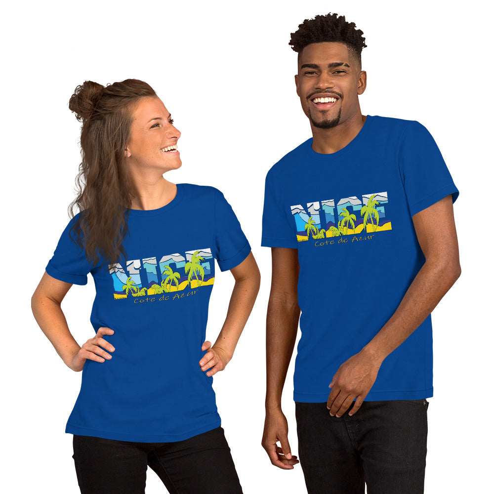 NICE tee, NICE FRANCE tee, Cote de Azur t-shirt, France T-shirt, Comancha Graphics,