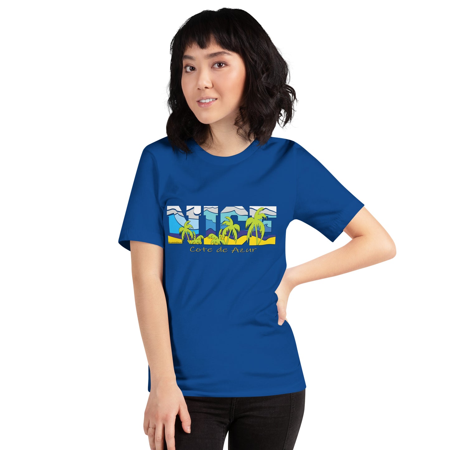 NICE tee, NICE FRANCE tee, Cote de Azur t-shirt, France T-shirt, Comancha Graphics,