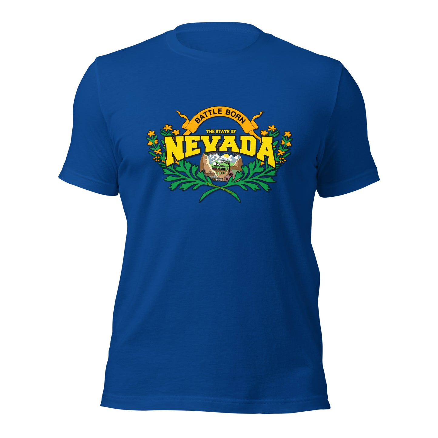 Nevada State tee,State Nevada t-shirt, Comancha Graphics tee,The State Of Nevada t-shirt, Comancha Graphics,