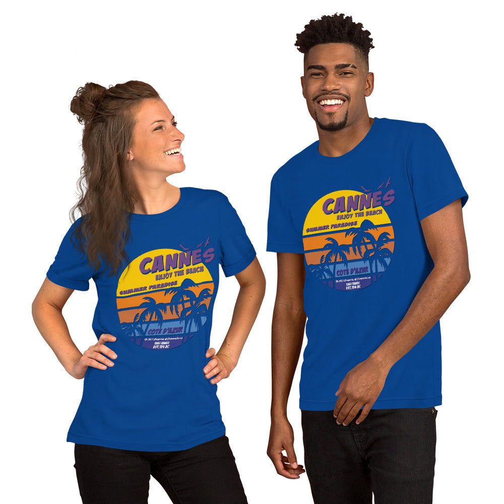 Cannes France T-shirt, Comancha Graphics, tee, Cannes T-shirt, Comancha Graphics tee,Cannes France T-shirt, Comancha Graphics,