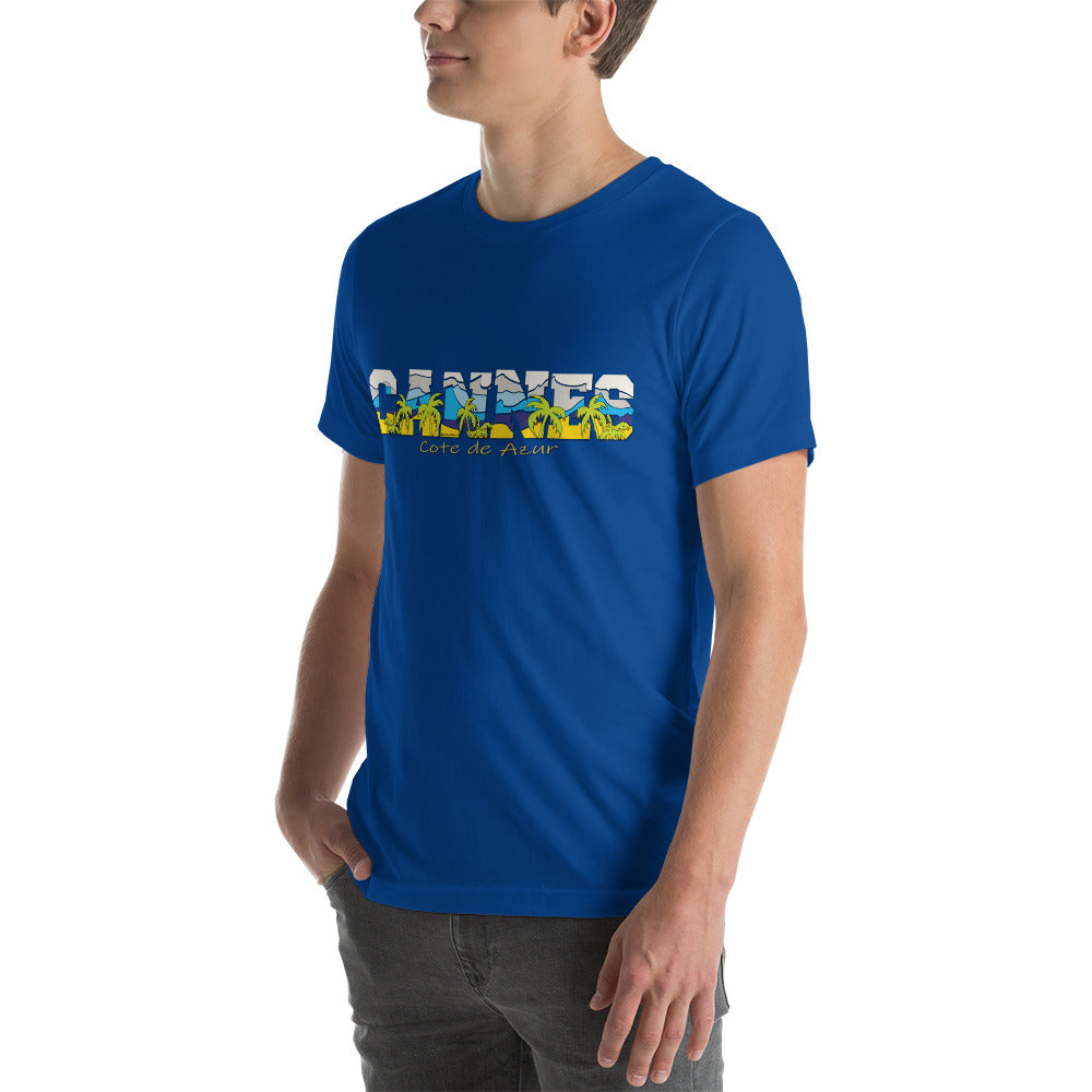 CANNES tee,CANNES France tee, Cote de azur tee, Comancha Graphics,CANNES Cote de Azur France T-shirt,