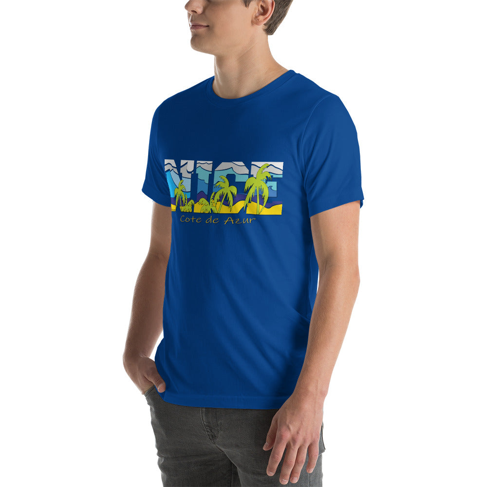 NICE tee, NICE FRANCE tee, Cote de Azur t-shirt, France T-shirt, Comancha Graphics,