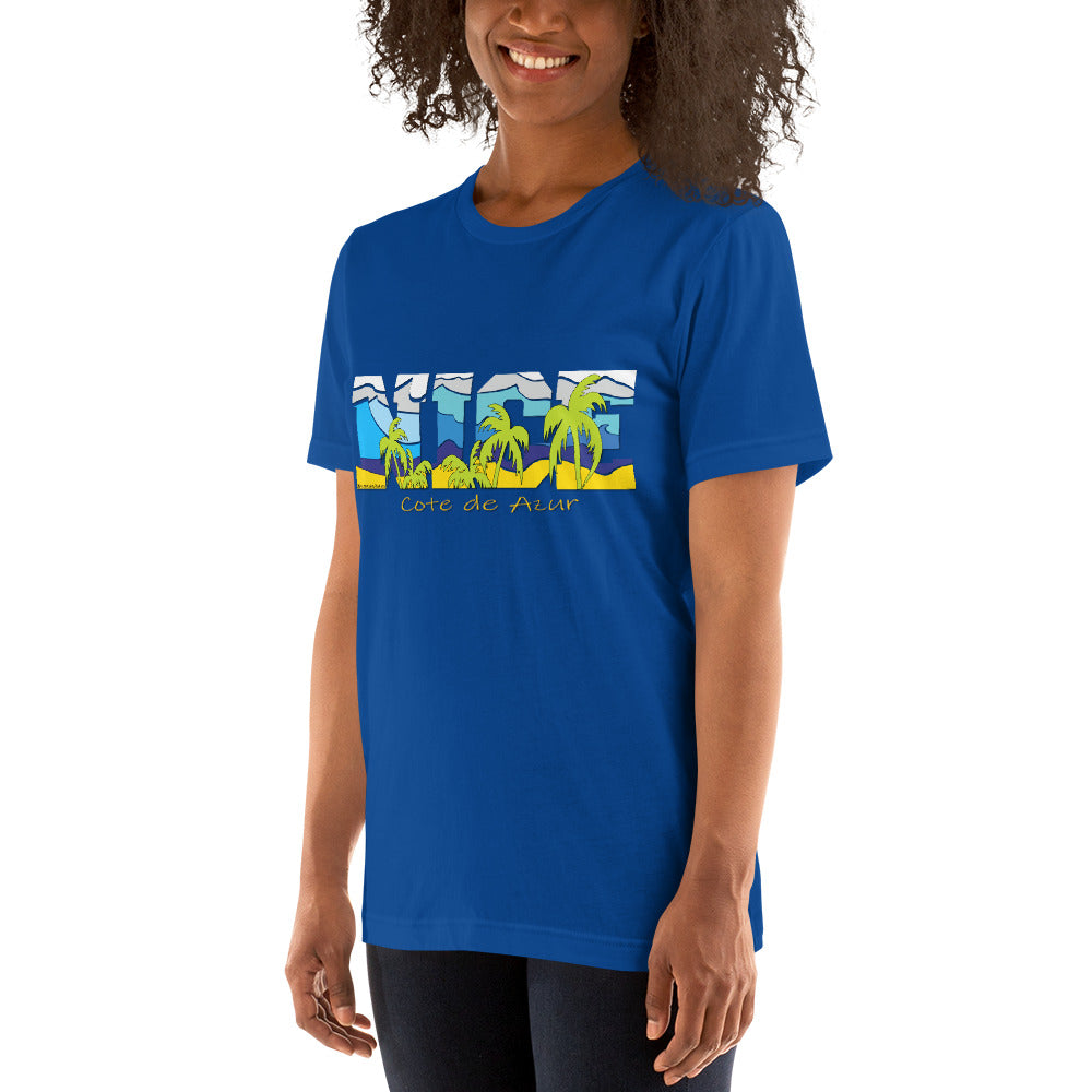 NICE tee, NICE FRANCE tee, Cote de Azur t-shirt, France T-shirt, Comancha Graphics,