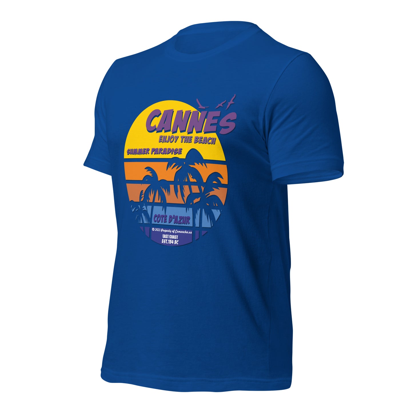 Cannes France T-shirt, Comancha Graphics, tee, Cannes T-shirt, Comancha Graphics tee,Cannes France T-shirt, Comancha Graphics,