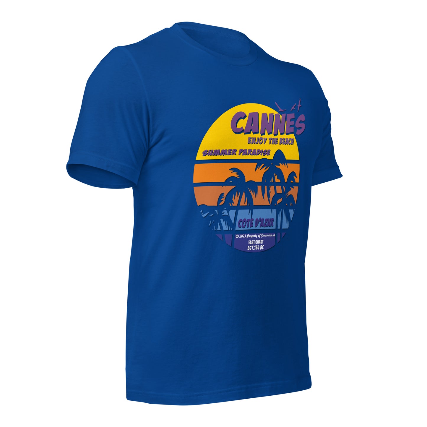 Cannes France T-shirt, Comancha Graphics, tee, Cannes T-shirt, Comancha Graphics tee,Cannes France T-shirt, Comancha Graphics,