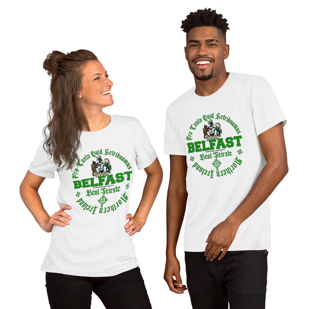 BELFAST tee, BELFAST T-shirt, BELFAST ireland tee,BELFAST Northern Ireland t-shirt, Comancha Graphics,