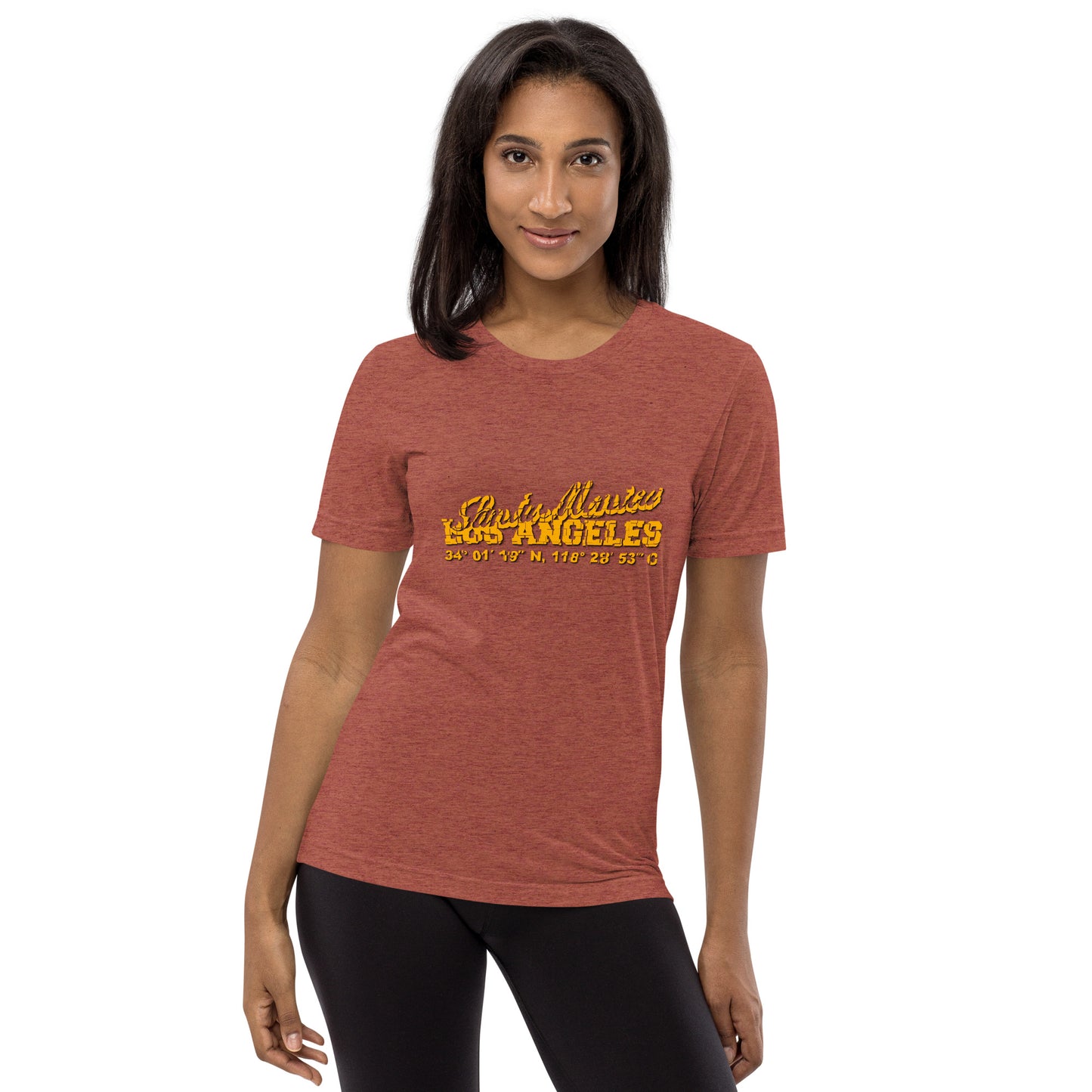 Santa Monica Los Angeles tee, California T-Shirts, Comancha T-shirts, Santa Monica tee, los Angeles tee, T-Shirt Comancha.us, Comancha Design,comancha graphics,