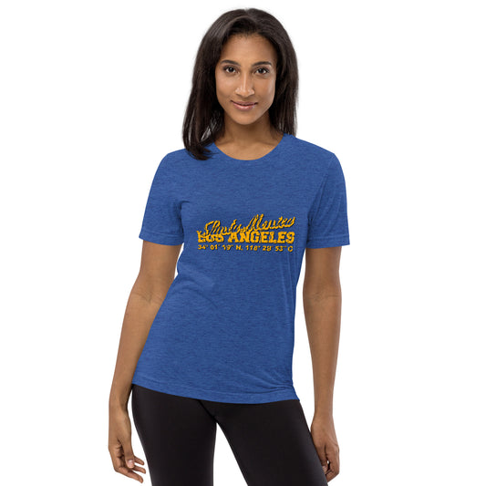 Santa Monica Los Angeles tee, California T-Shirts, Comancha T-shirts, Santa Monica tee, los Angeles tee, T-Shirt Comancha.us, Comancha Design,comancha graphics,