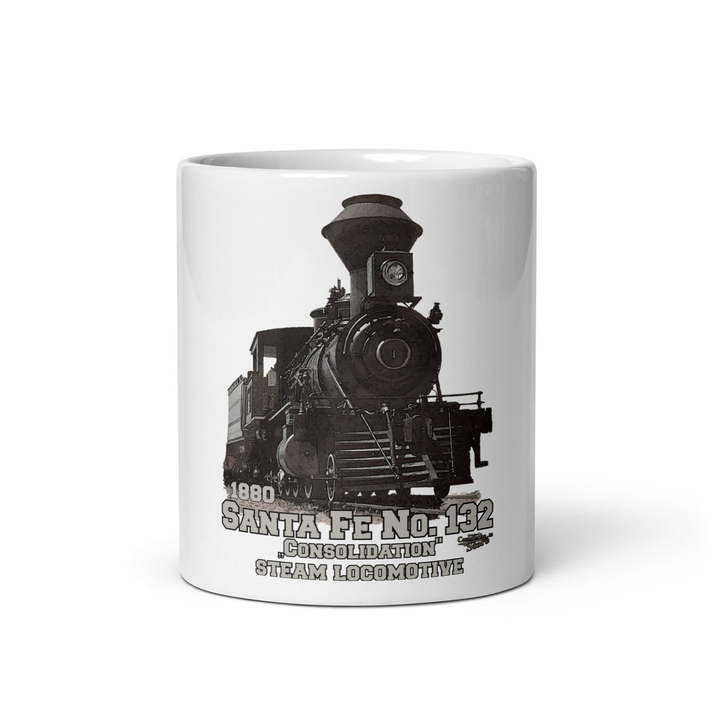 Santa Fe No.132 steam locomotive mug