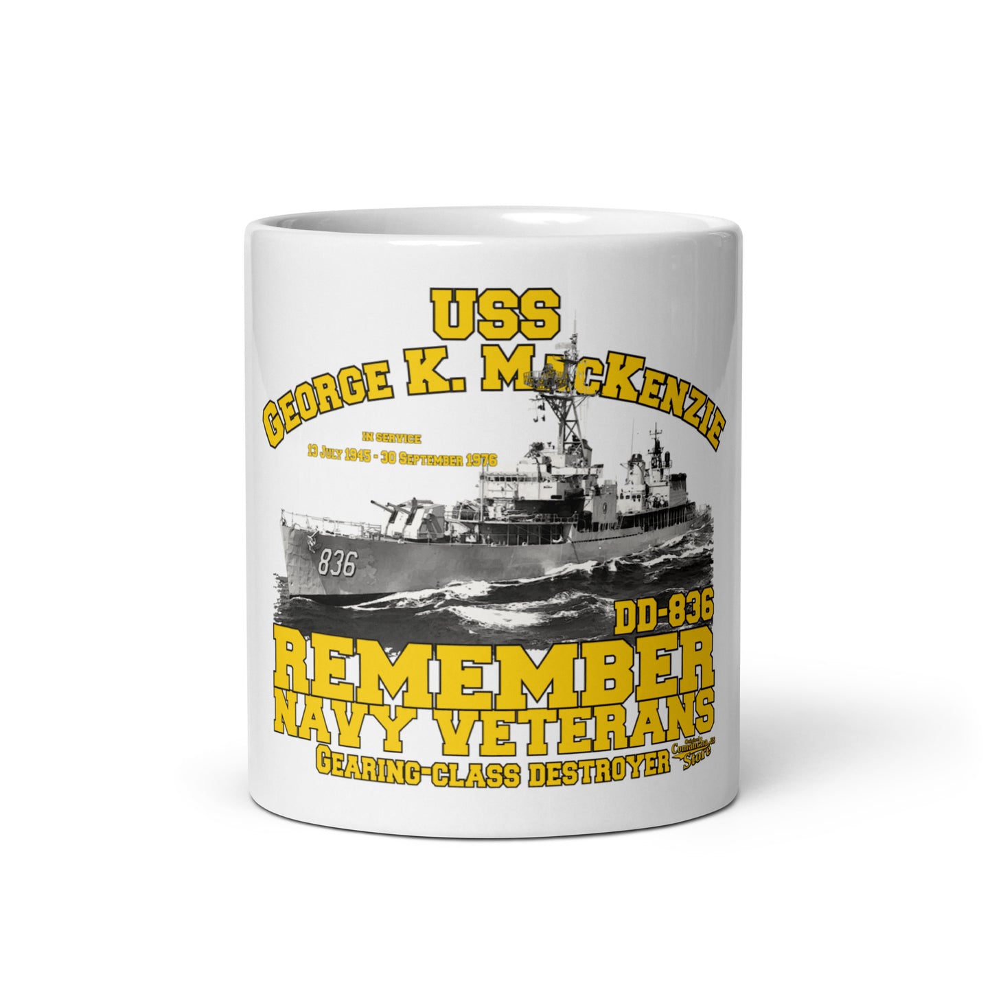 USS George K. MacKenzie DD-836 mug