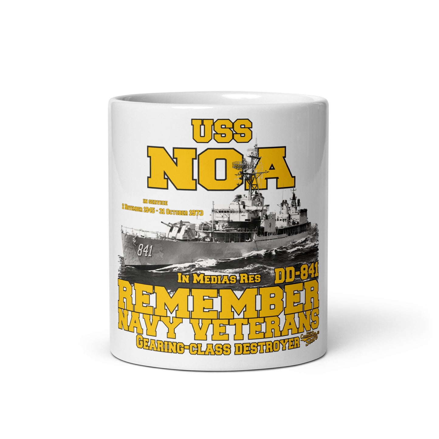 USS Noa DD-841 Destroyer mug
