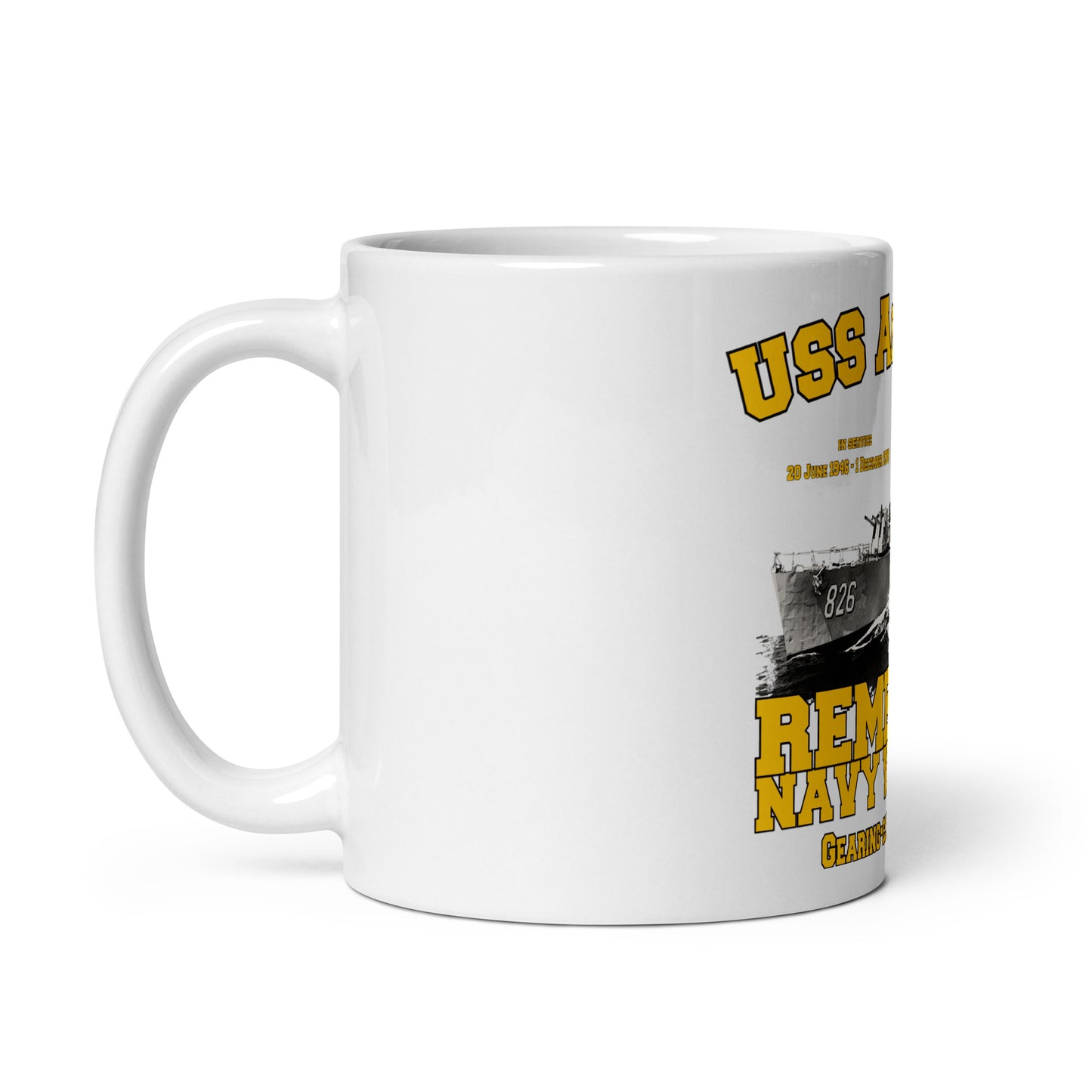 USS Agerholm DD-826 Veterans mug