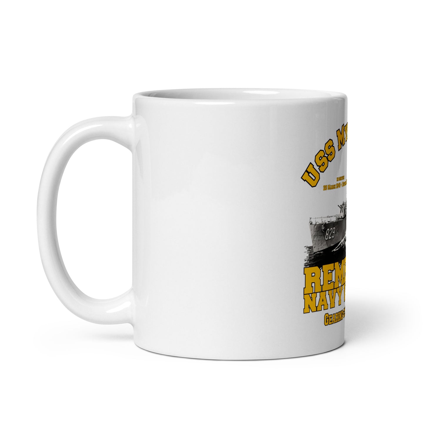 USS Myles C. Fox DD-829 Destroyer mug