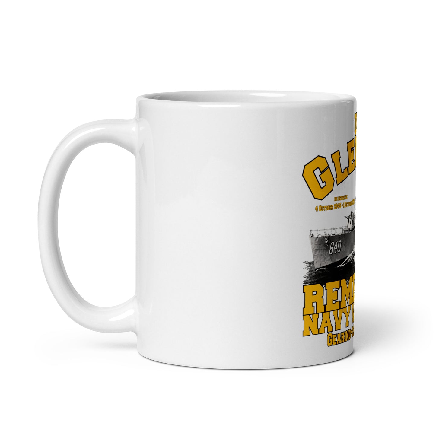 USS Glennon DD-840 mug