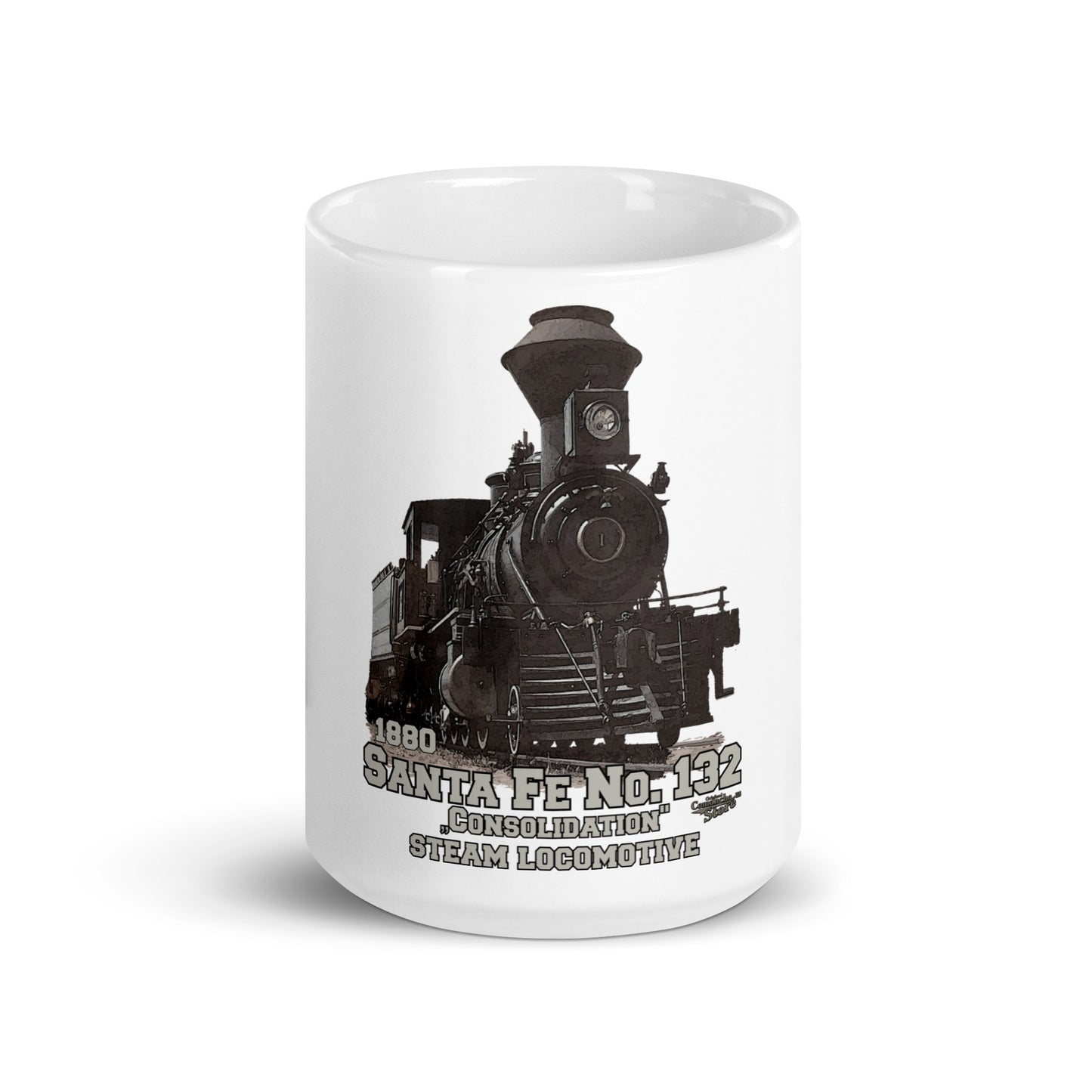 Santa Fe No.132 steam locomotive mug