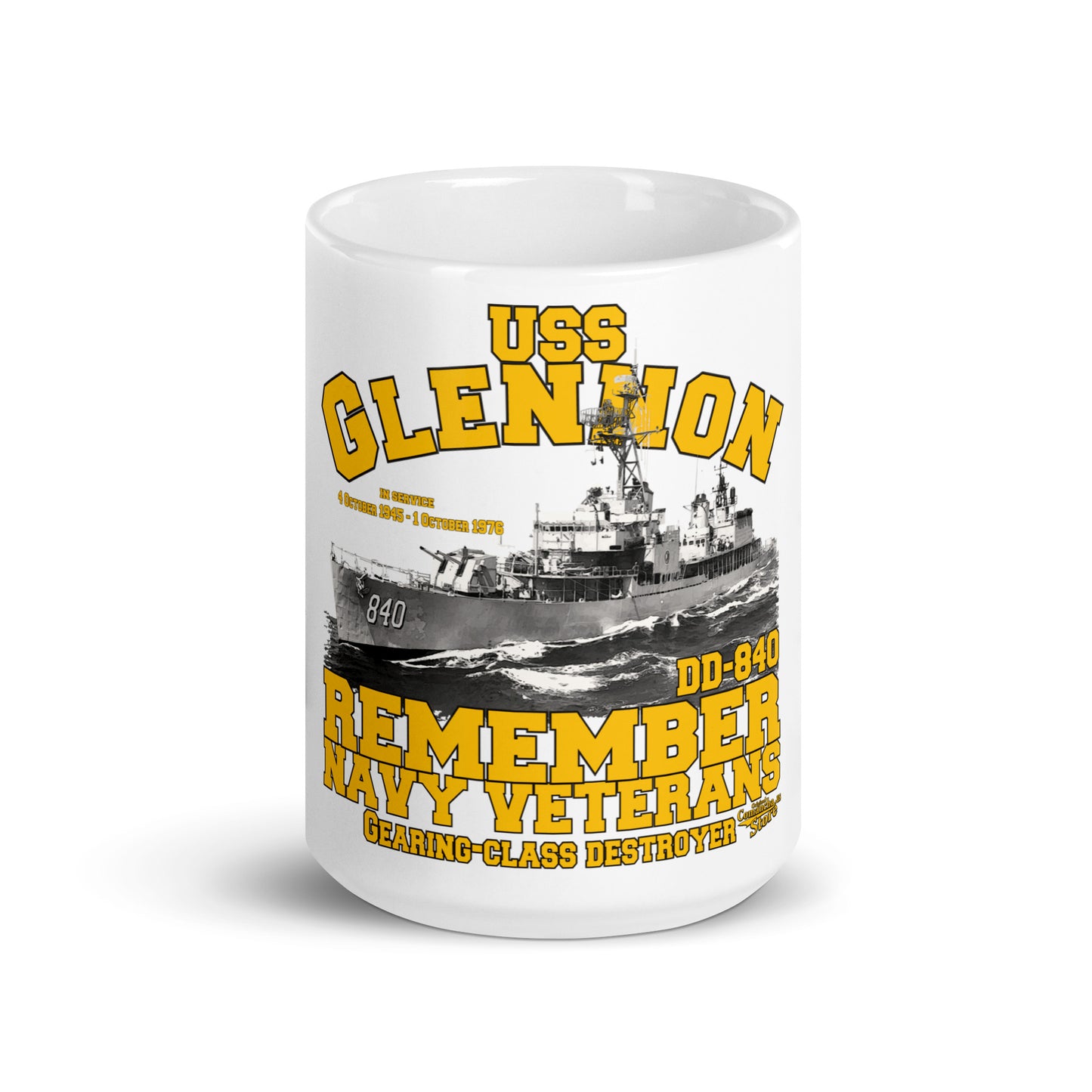 USS Glennon DD-840 mug