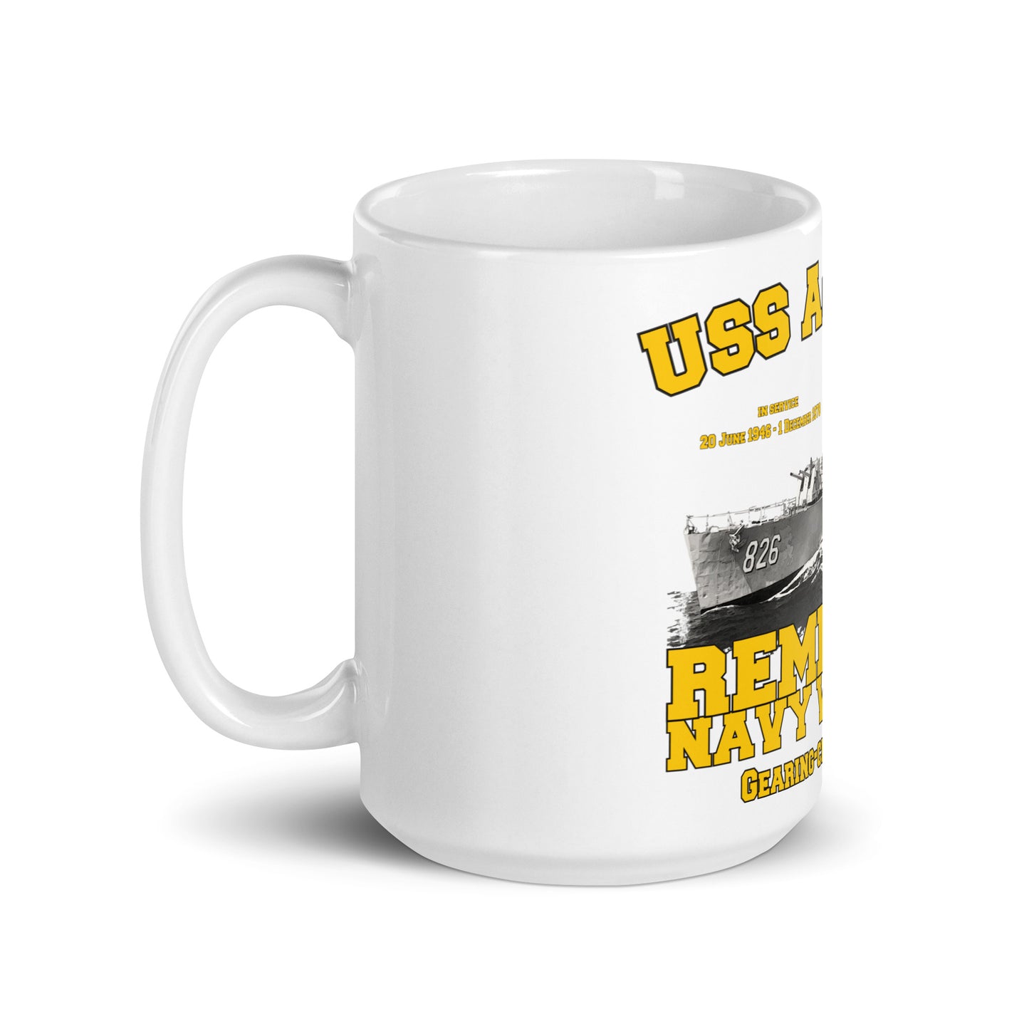 USS Agerholm DD-826 Veterans mug
