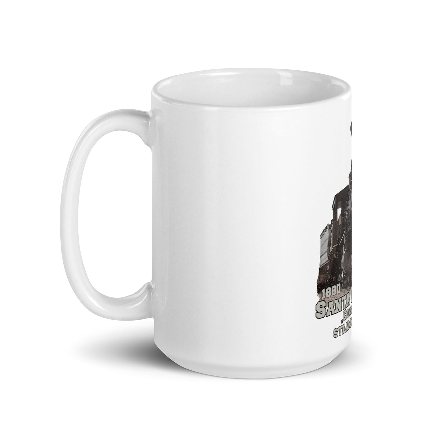 Santa Fe No.132 steam locomotive mug