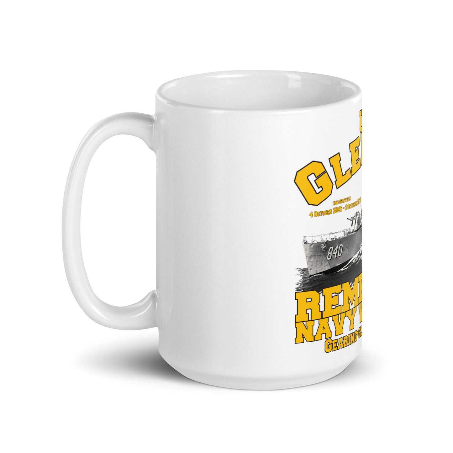 USS Glennon DD-840 mug