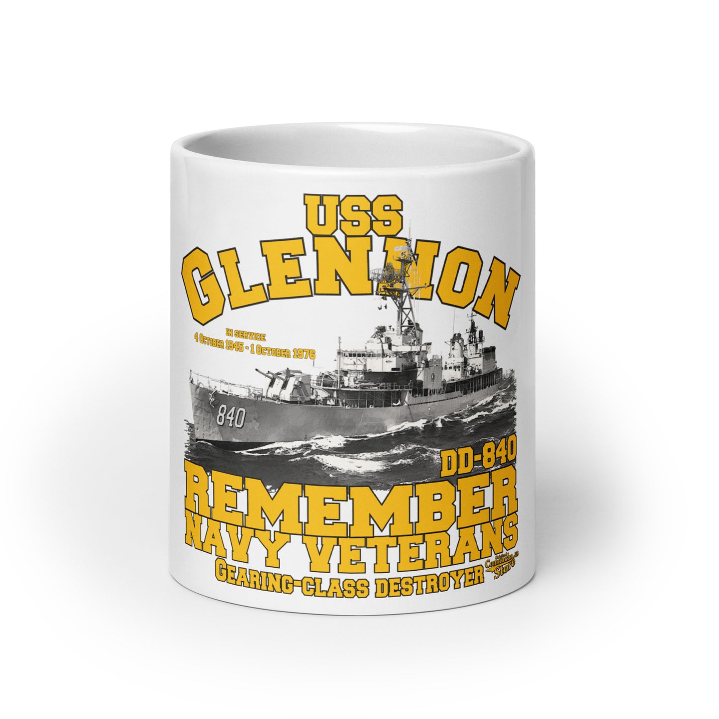 USS Glennon DD-840 mug