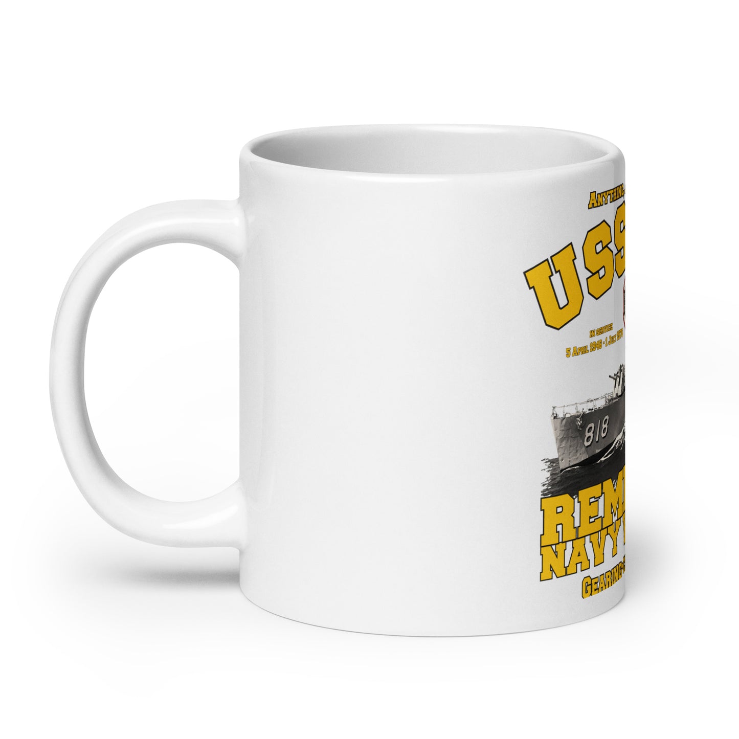 USS New DD-818 Destroyer mug