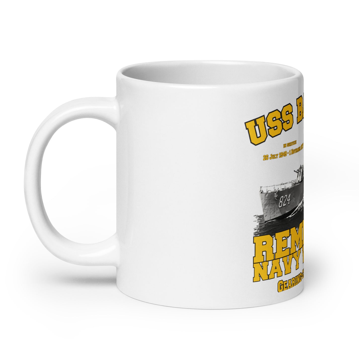USS Basilone DD-824 Destroyer mug,