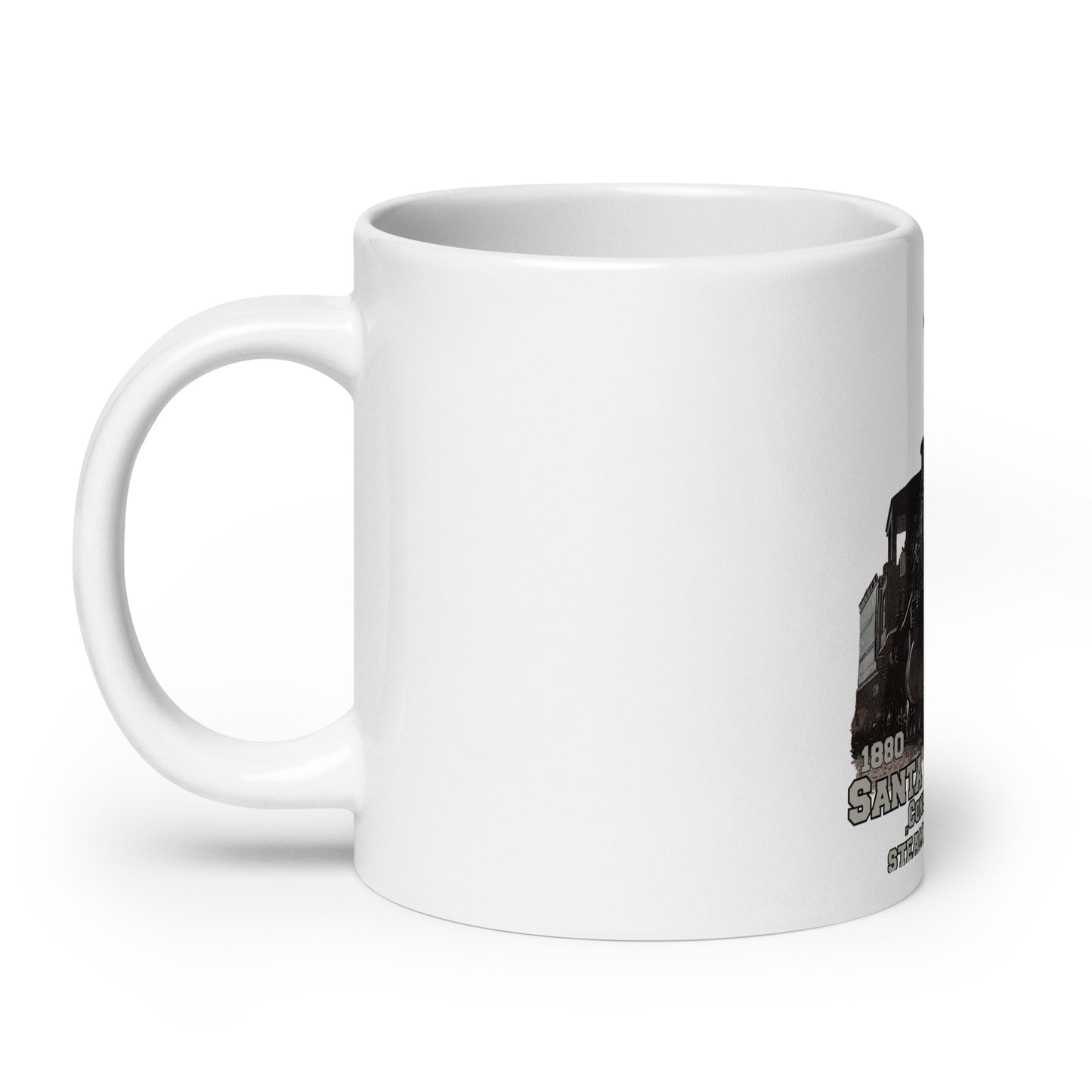 Santa Fe No.132 steam locomotive mug