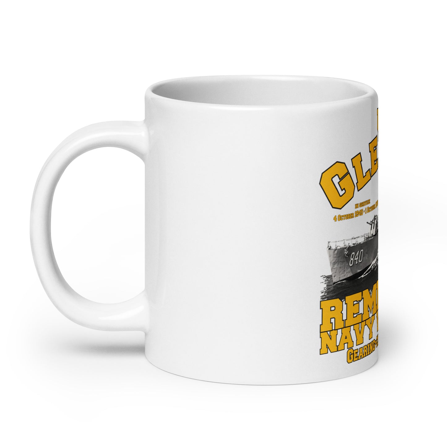 USS Glennon DD-840 mug