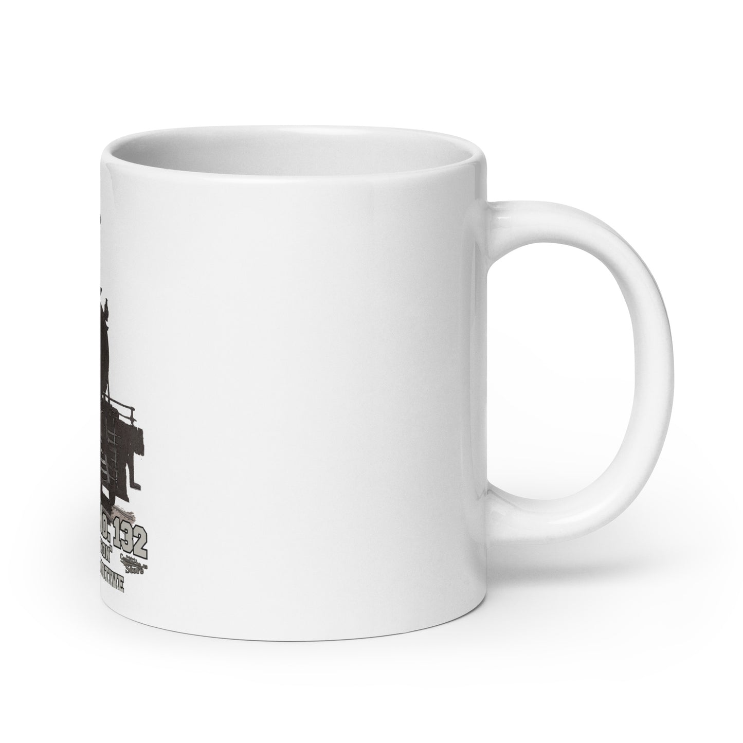 Santa Fe No.132 steam locomotive mug