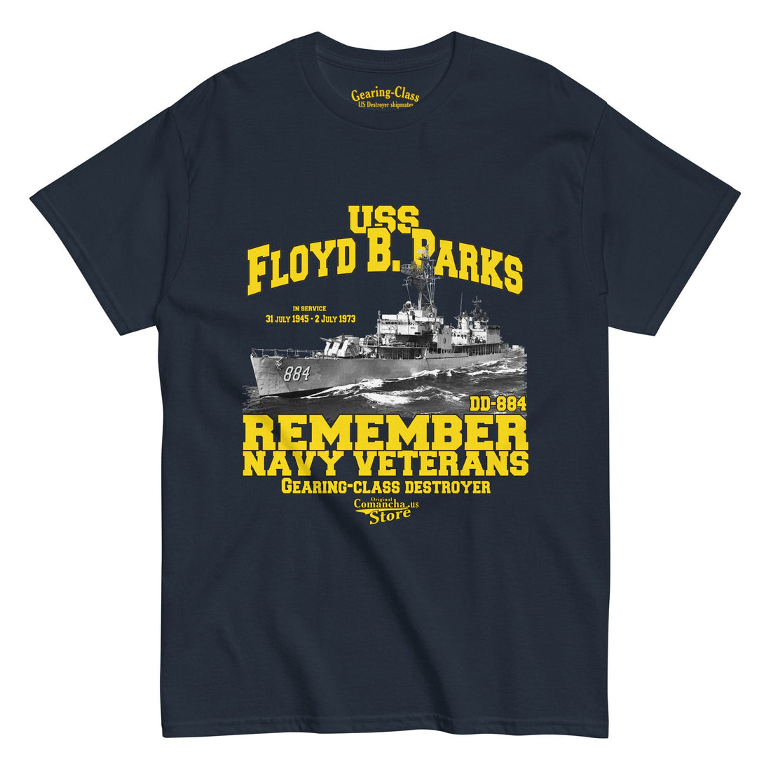 USS Floyd Parks Destroyer T-shirt