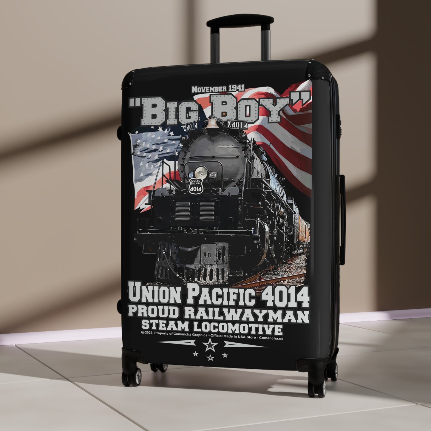 Union Pacific 4014 Steam locomotive Suitcase