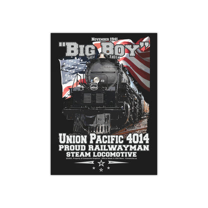 Union Pacific 4014 Poster - Big Boy Satin Posters (300gsm)