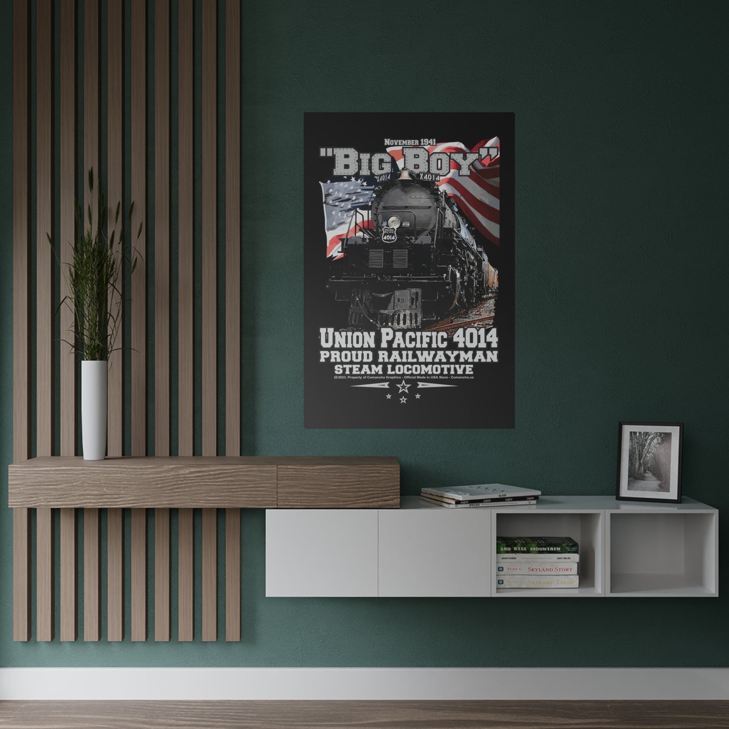 Union Pacific 4014 Poster - Big Boy Satin Posters (300gsm)