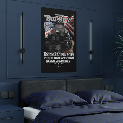 Union Pacific 4014 Poster - Big Boy Satin Posters (300gsm)