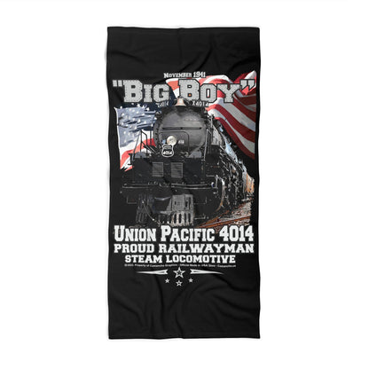 Union Pacific 4014 Beach Towel - Big Boy Beach Towel