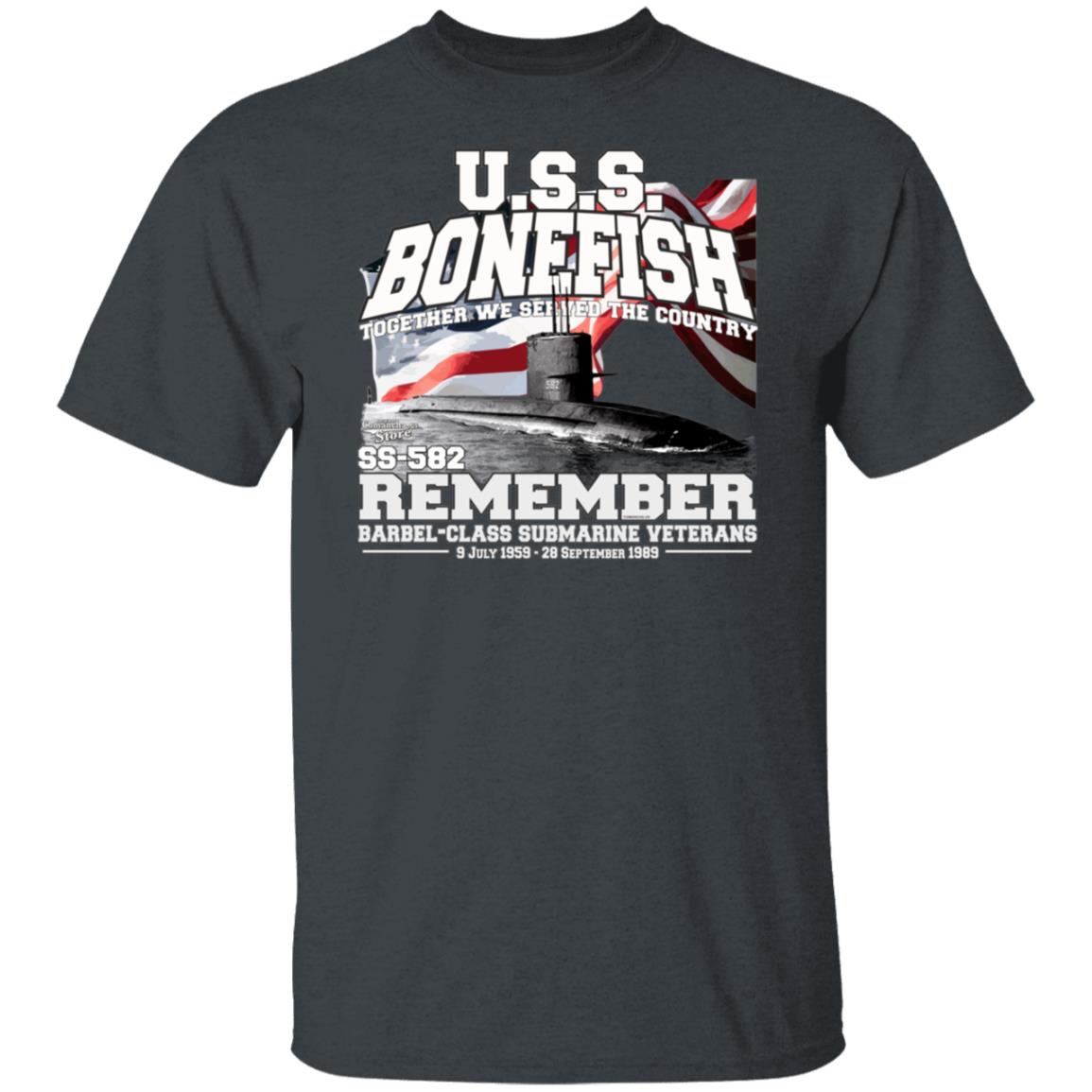 USS BONEFISH SS-582 Submarine vetrerans T-shirt