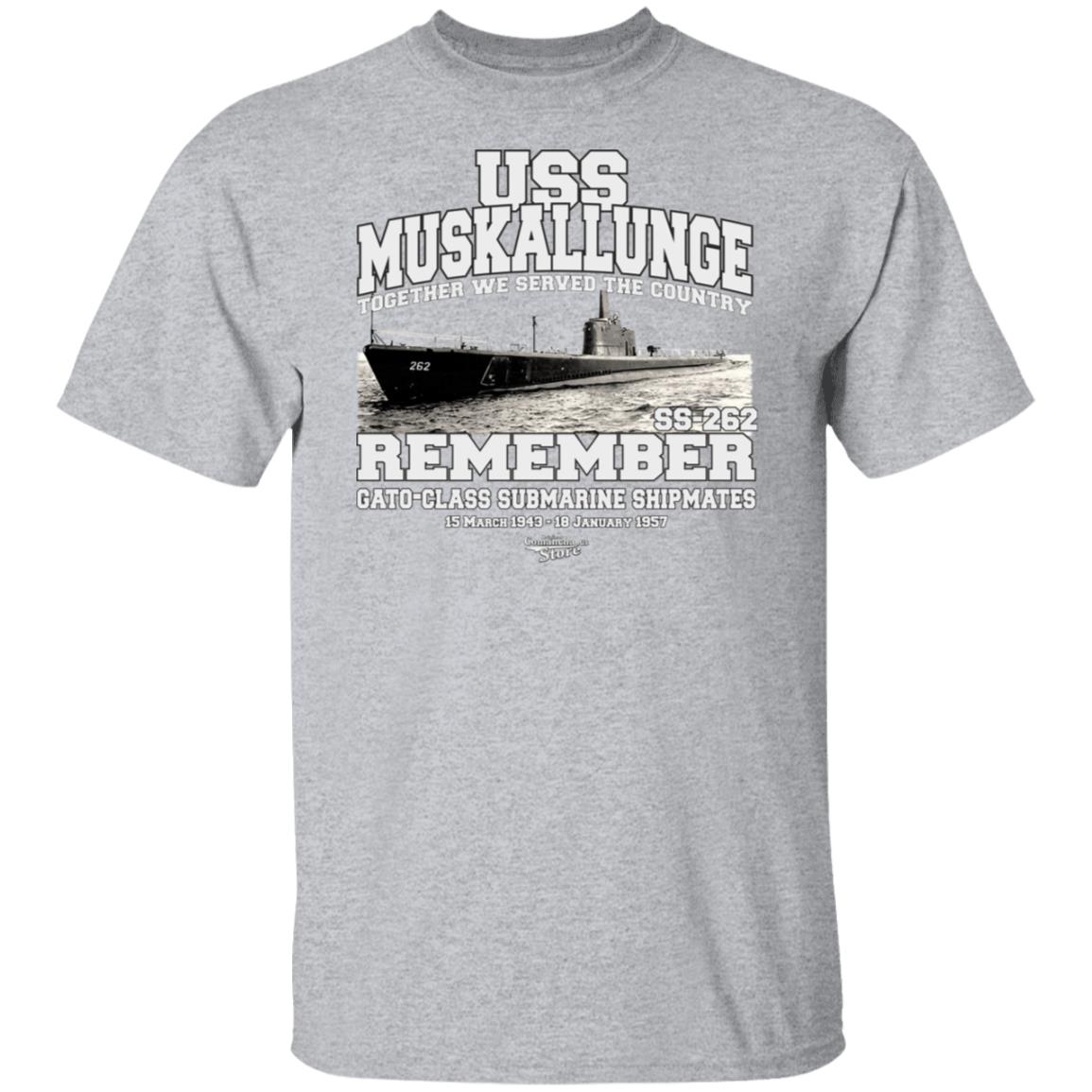 USS MUSKALLUNGE SS-262 Submarine T-Shirt